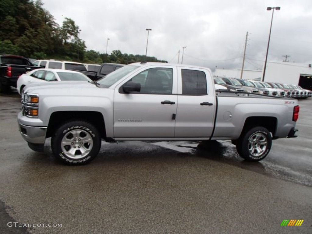 2014 Silverado 1500 LTZ Z71 Double Cab 4x4 - Silver Ice Metallic / Jet Black photo #5