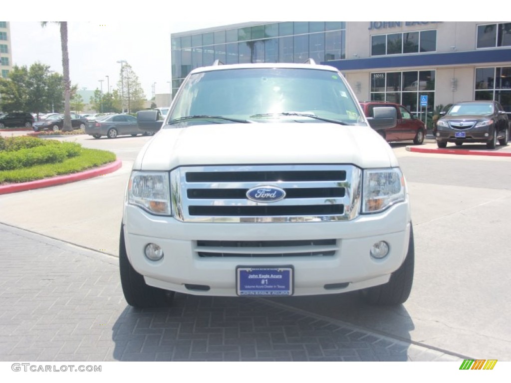 2008 Expedition EL XLT - Oxford White / Camel photo #3