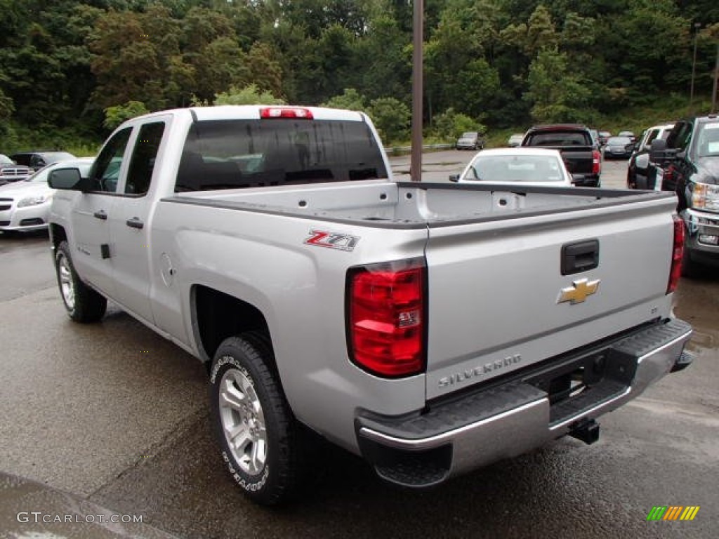 Silver Ice Metallic 2014 Chevrolet Silverado 1500 LTZ Z71 Double Cab 4x4 Exterior Photo #84763907