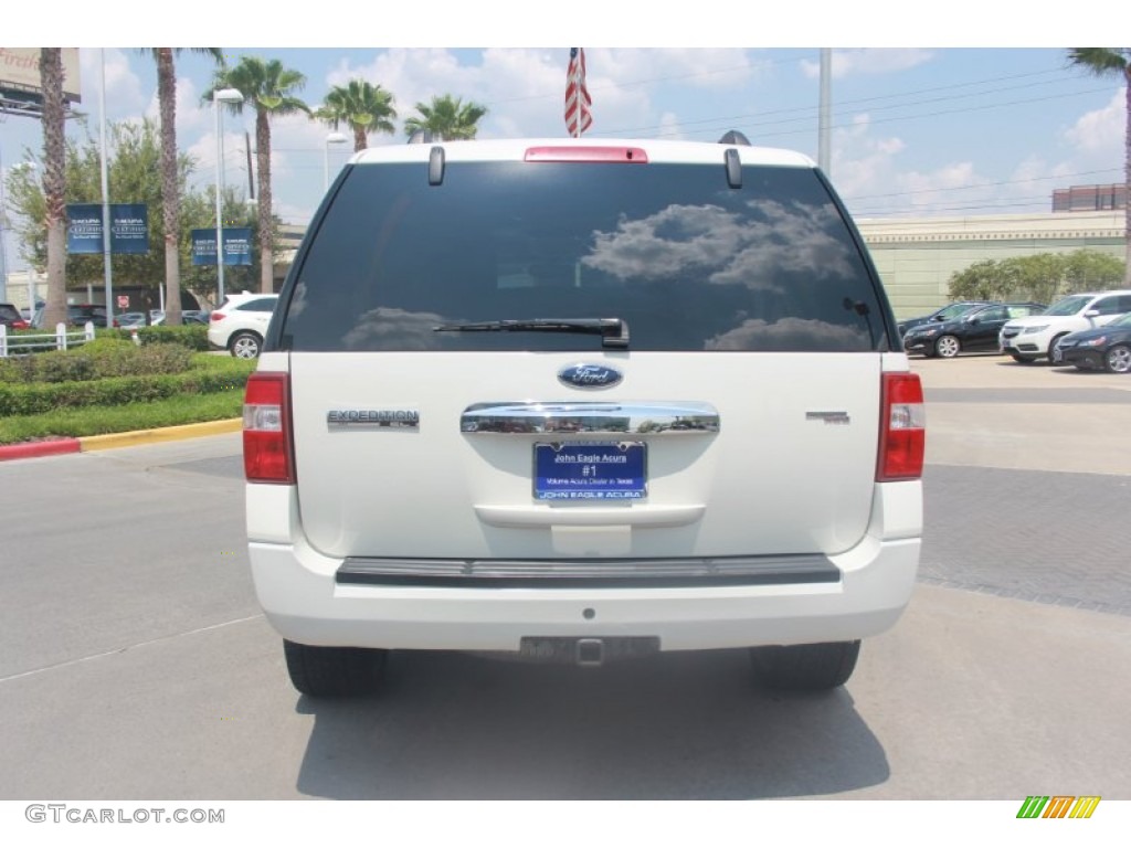 2008 Expedition EL XLT - Oxford White / Camel photo #4
