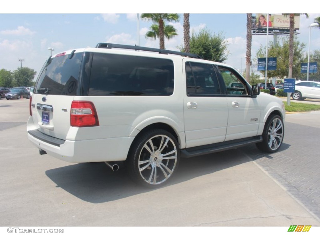 2008 Expedition EL XLT - Oxford White / Camel photo #8