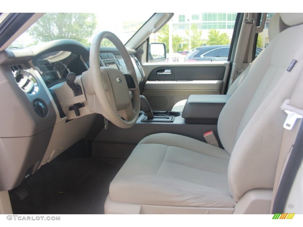 2008 Expedition EL XLT - Oxford White / Camel photo #10