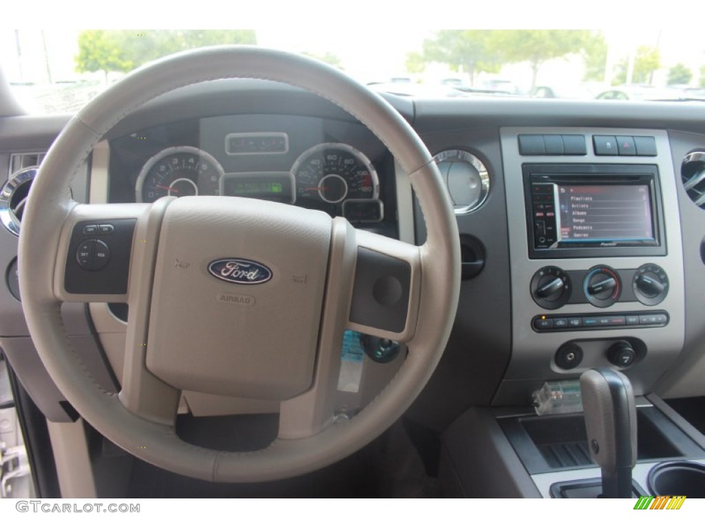 2008 Expedition EL XLT - Oxford White / Camel photo #23