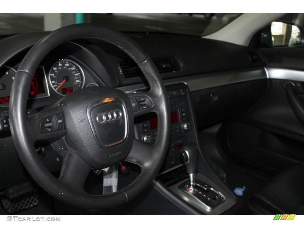 2008 A4 2.0T Sedan - Quartz Grey Metallic / Black photo #12