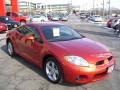 2008 Sunset Orange Pearlescent Mitsubishi Eclipse GS Coupe  photo #7