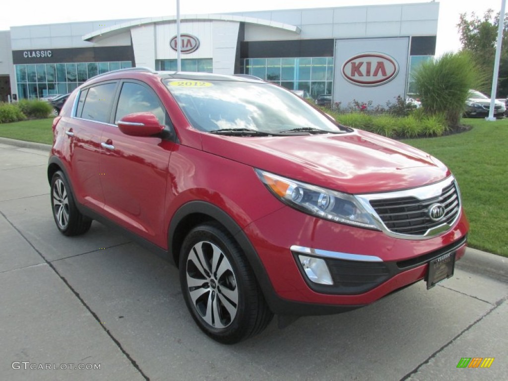 Signal Red Kia Sportage