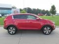 2012 Signal Red Kia Sportage EX  photo #2