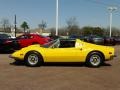 1974 Yellow Ferrari Dino 246 GTS  photo #2