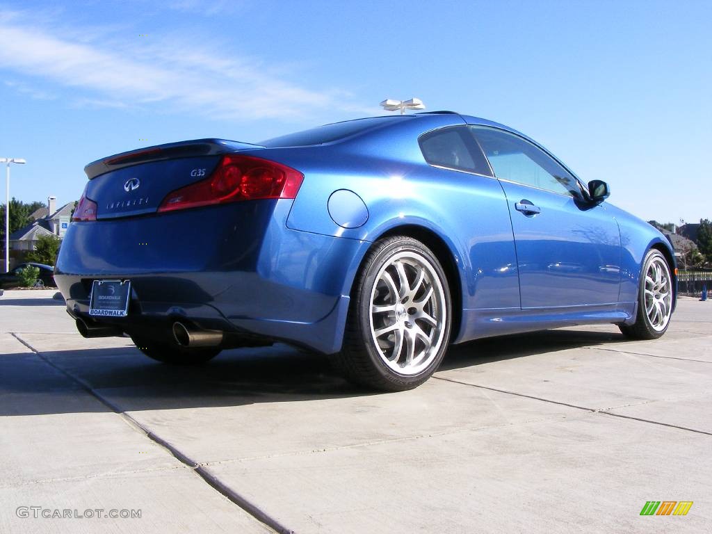 Athens Blue Pearl Metallic 2007 Infiniti G 35 Coupe Exterior Photo #847656