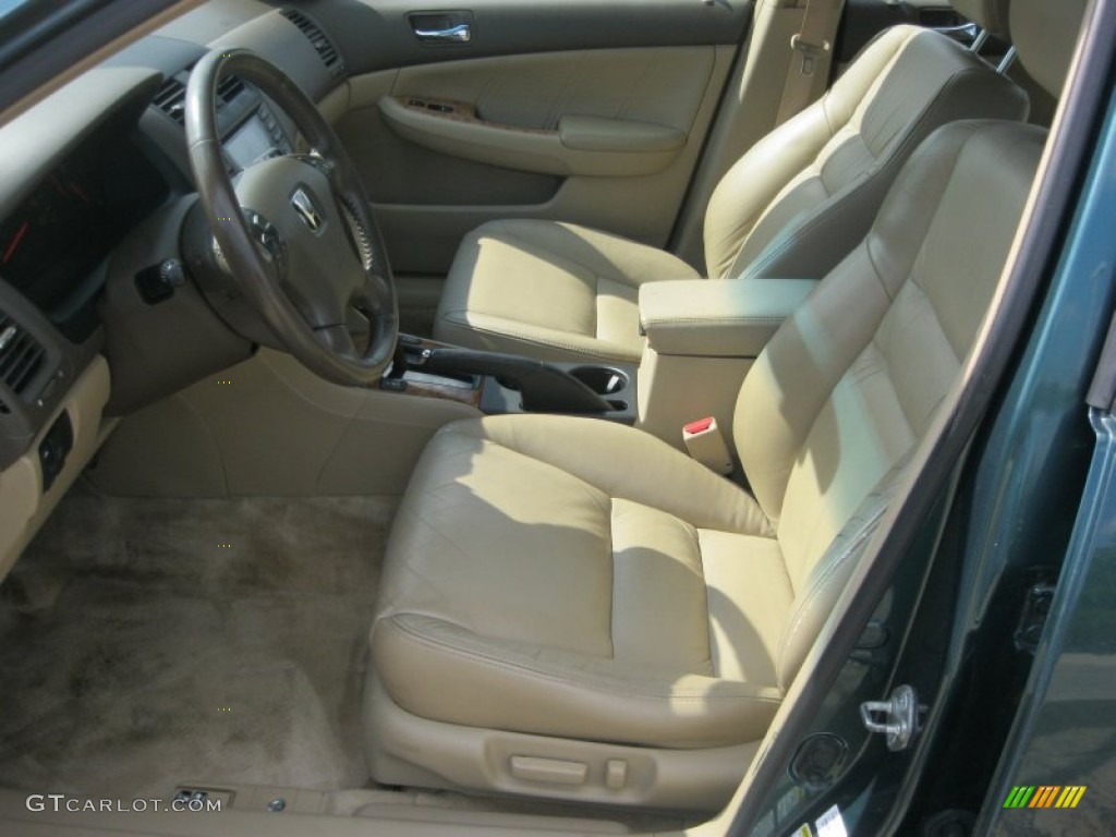 2003 Accord EX V6 Sedan - Noble Green Pearl / Ivory photo #16