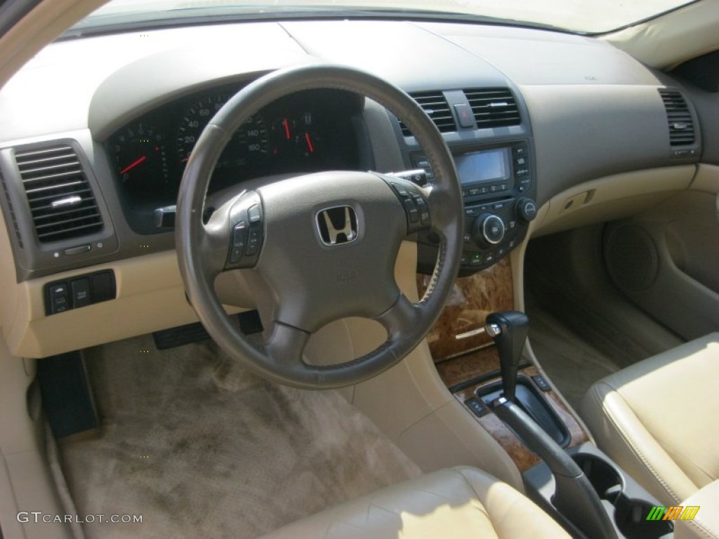 2003 Accord EX V6 Sedan - Noble Green Pearl / Ivory photo #17