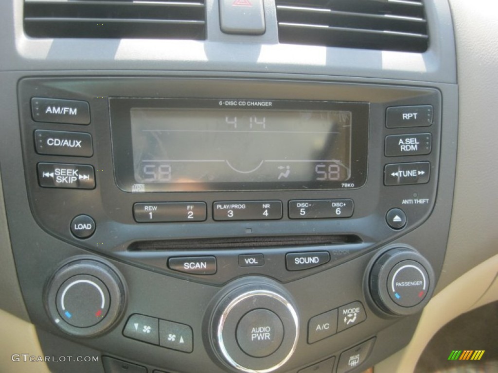 2003 Accord EX V6 Sedan - Noble Green Pearl / Ivory photo #25