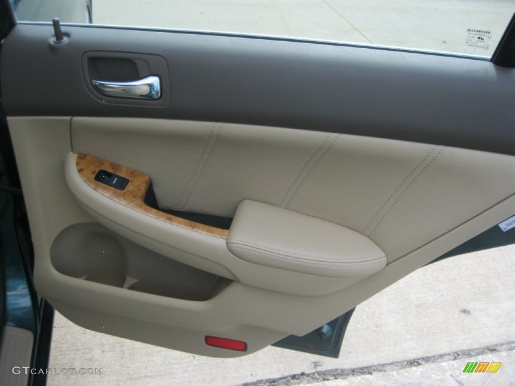 2003 Accord EX V6 Sedan - Noble Green Pearl / Ivory photo #35