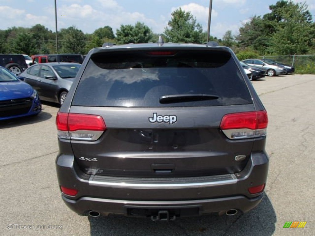 2014 Grand Cherokee Overland 4x4 - Granite Crystal Metallic / Overland Morocco Black photo #7