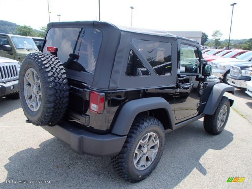 Black 2014 Jeep Wrangler Rubicon 4x4 Exterior Photo #84767885