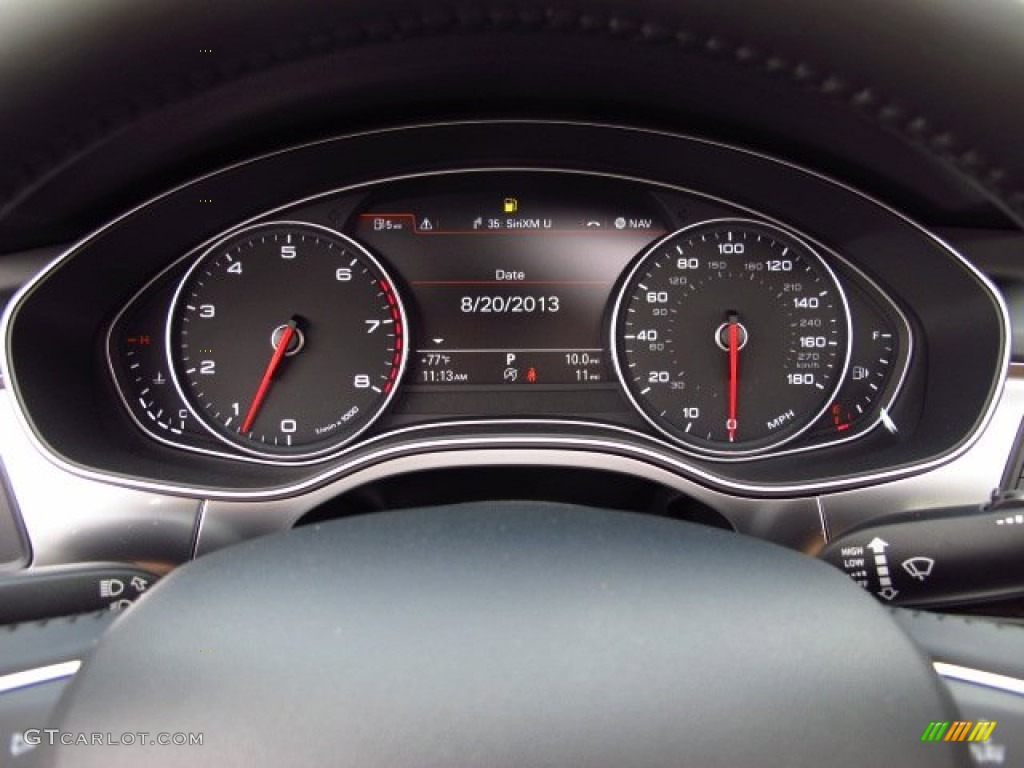 2014 Audi A6 3.0T quattro Sedan Gauges Photo #84768896