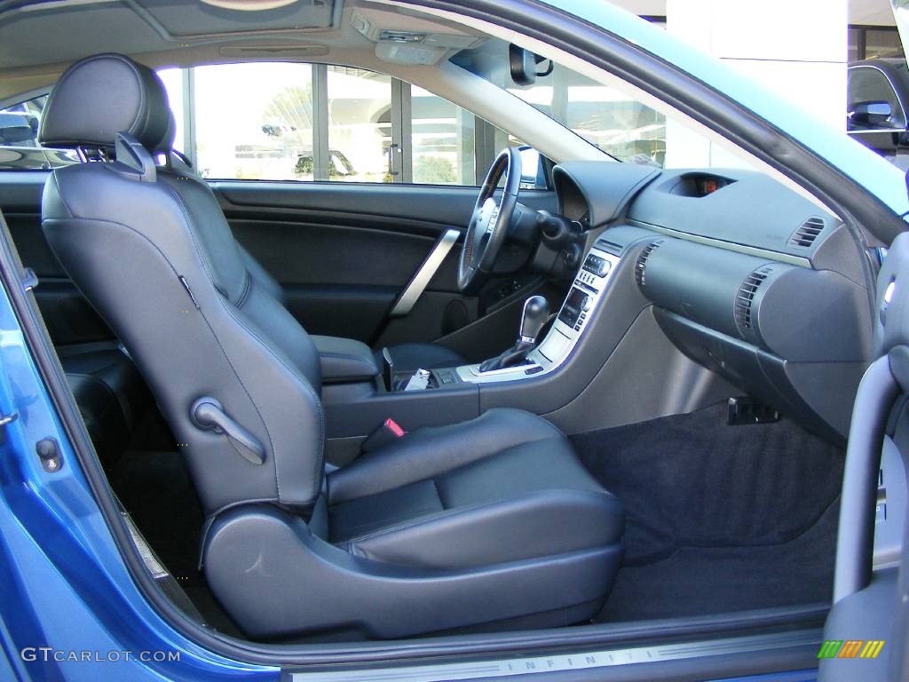 Graphite Black Interior 2007 Infiniti G 35 Coupe Photo #847692