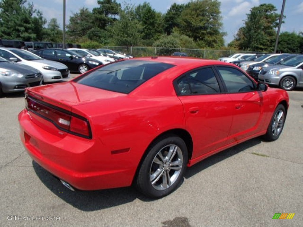 2014 Charger SXT Plus AWD - TorRed / Black photo #6