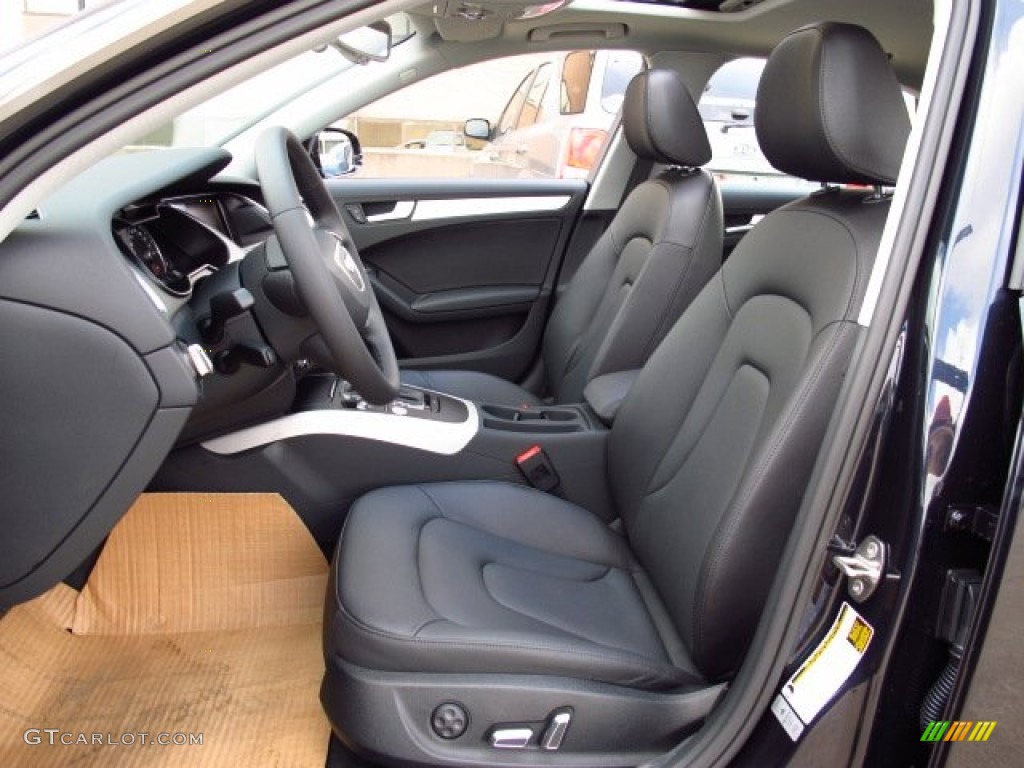 Black Interior 2014 Audi A4 2.0T Sedan Photo #84769871