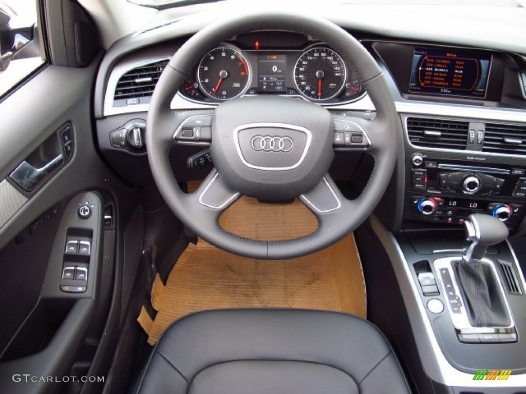 2014 Audi A4 2.0T Sedan Black Dashboard Photo #84769934