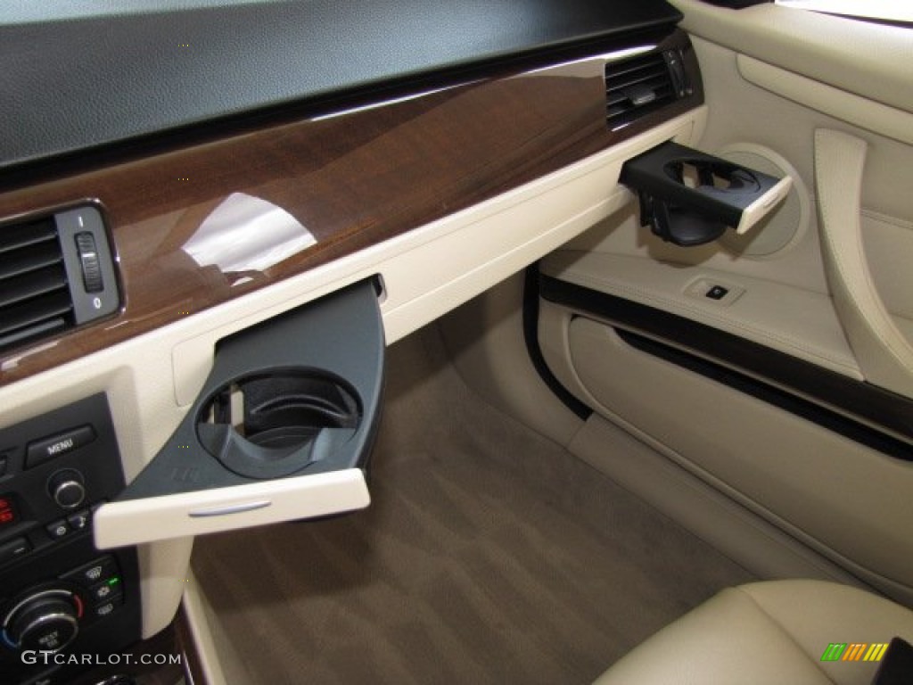 2009 3 Series 328i Convertible - Crimson Red / Cream Beige Dakota Leather photo #37