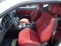 Dark Slate Gray/Radar Red Front Seat Photo for 2014 Dodge Challenger #84770267