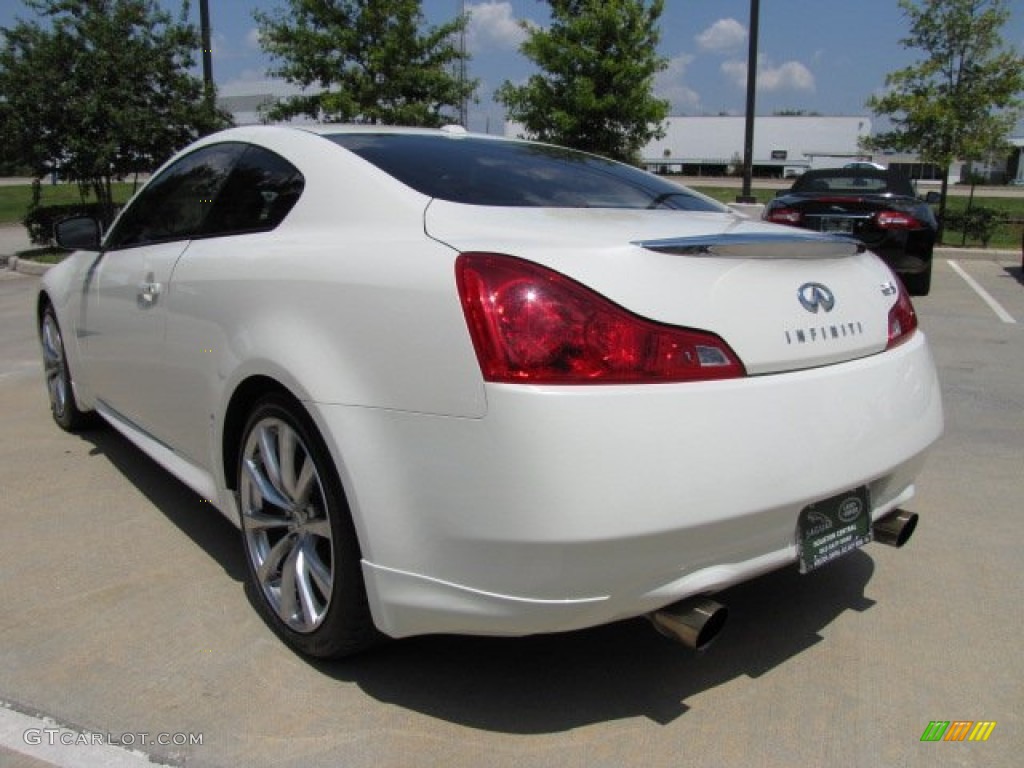 2008 G 37 S Sport Coupe - Ivory Pearl White / Wheat photo #8