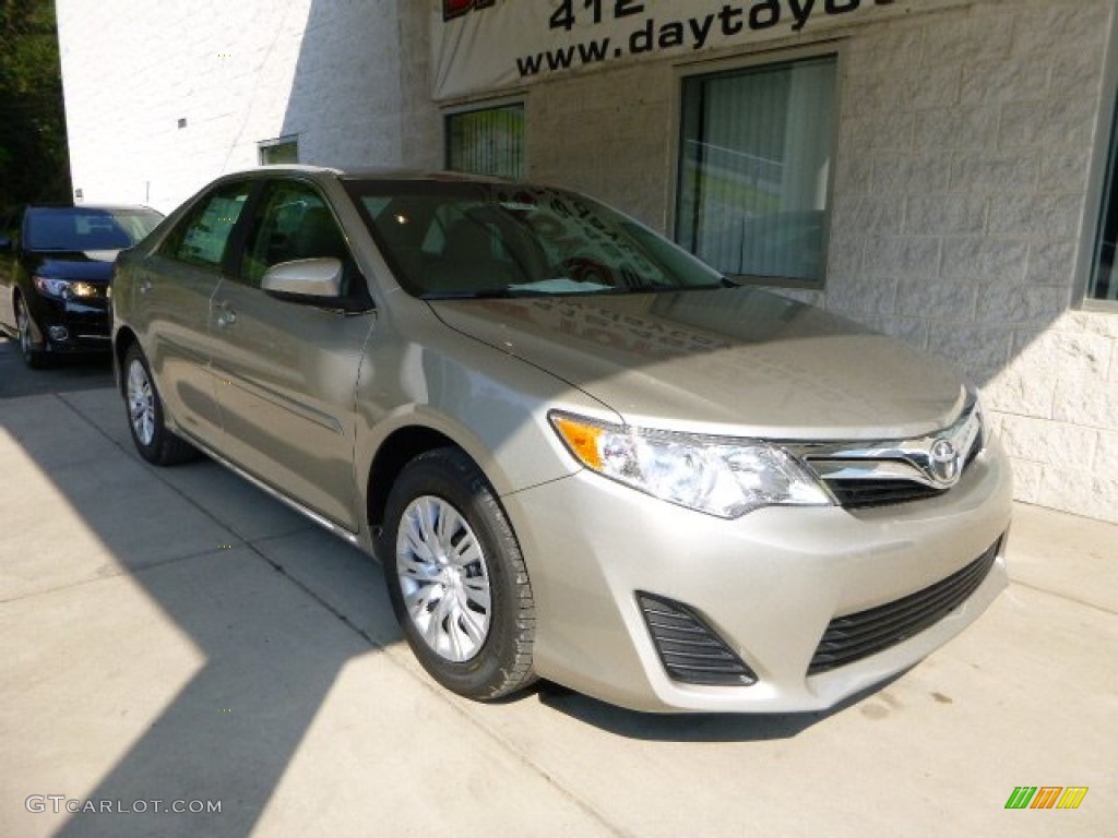 2013 Camry LE - Champagne Mica / Ivory photo #1