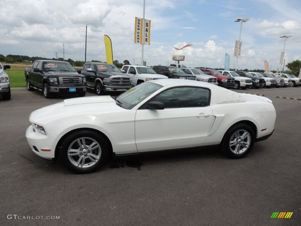2011 Mustang V6 Premium Coupe - Performance White / Charcoal Black photo #5