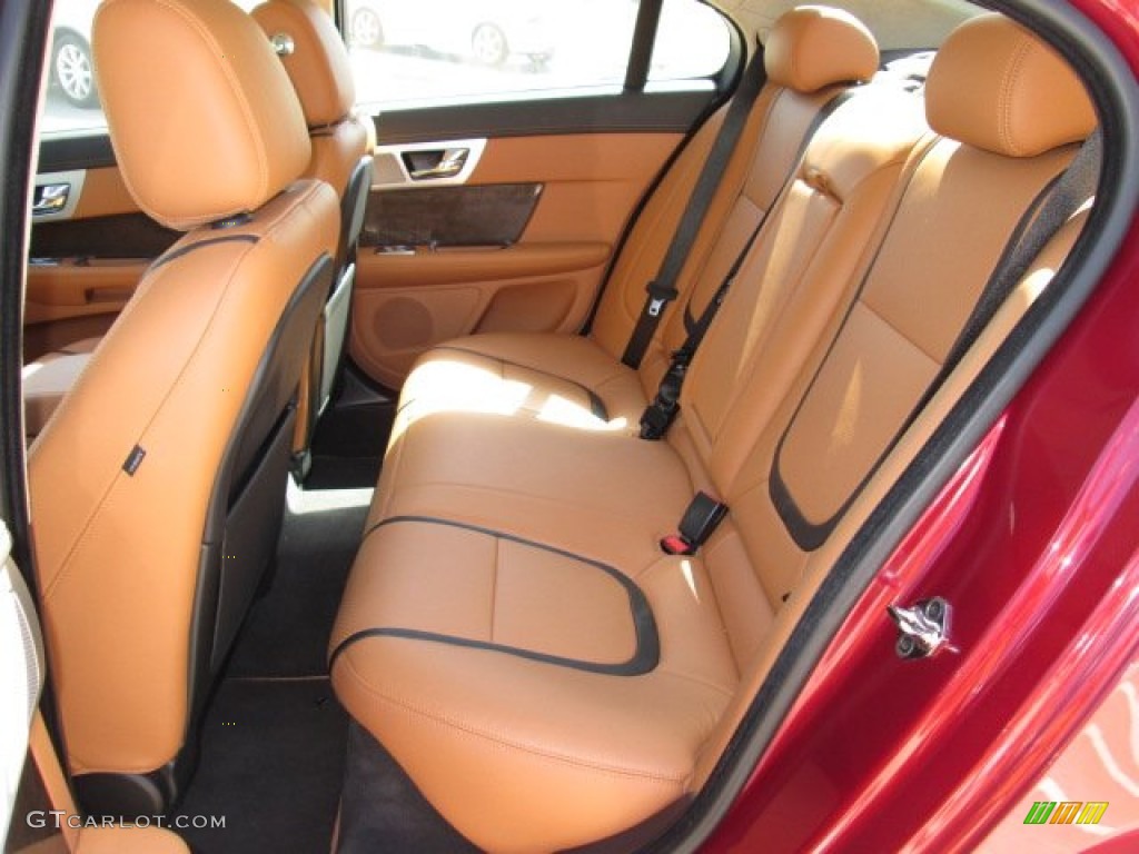 2013 XF Supercharged - Carnelian Red Metallic / London Tan/Warm Charcoal photo #4