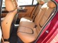 2013 Jaguar XF London Tan/Warm Charcoal Interior Rear Seat Photo