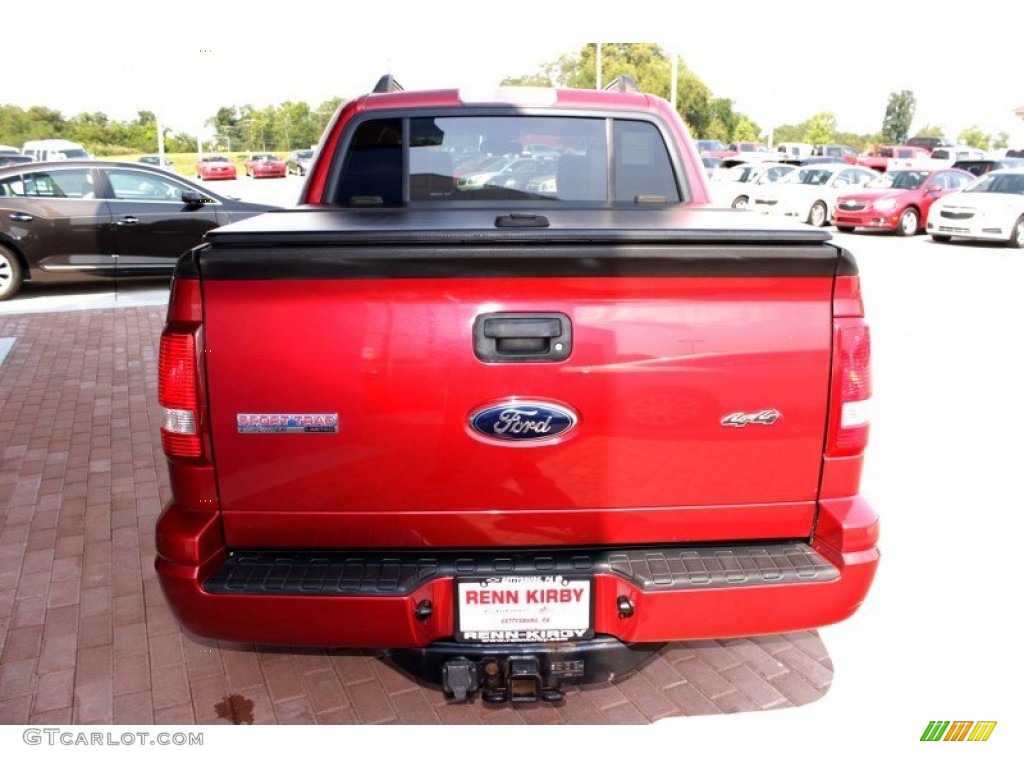 2008 Explorer Sport Trac Limited 4x4 - Colorado Red / Camel photo #14