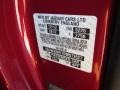CAJ: Carnelian Red Metallic 2013 Jaguar XF Supercharged Color Code