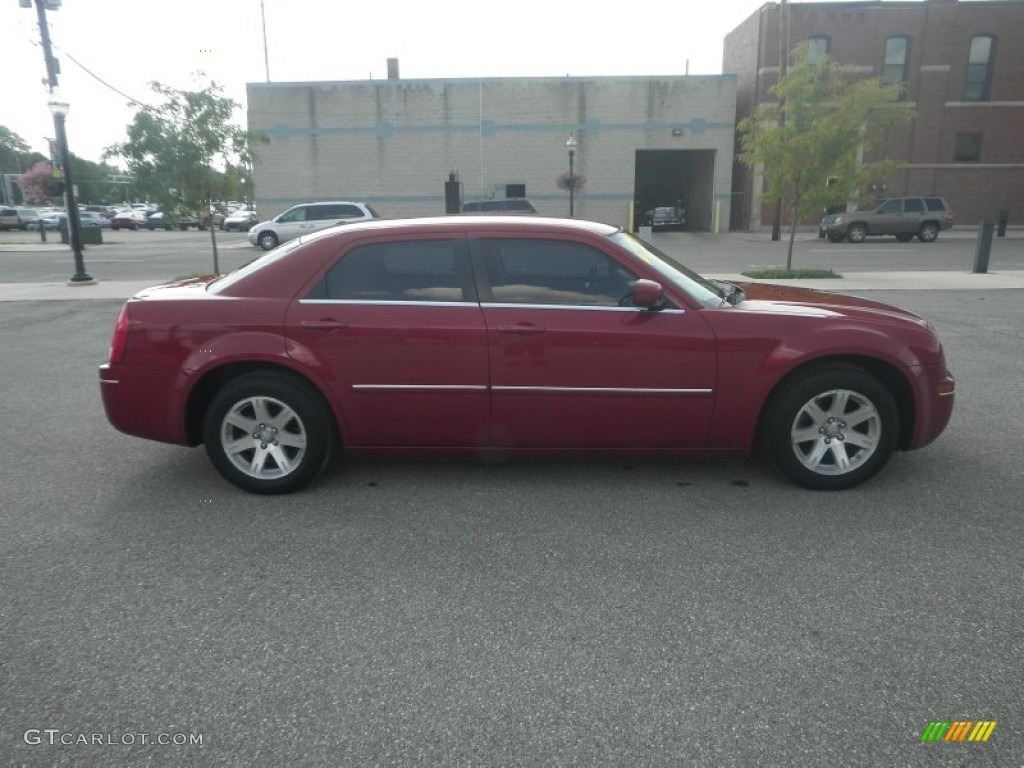 2007 300 Touring - Inferno Red Crystal Pearlcoat / Dark Slate Gray/Light Graystone photo #2