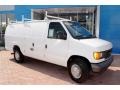 Oxford White - E Series Van E350 Commercial Extended Photo No. 10