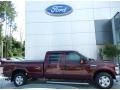 2010 Royal Red Metallic Ford F250 Super Duty XLT Crew Cab  photo #7