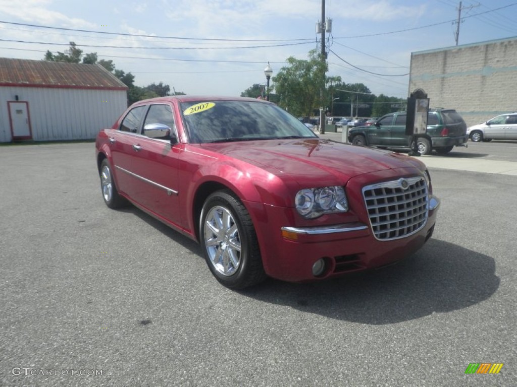 Inferno Red Crystal Pearl 2008 Chrysler 300 C HEMI Exterior Photo #84774666