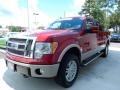 2010 Red Candy Metallic Ford F150 Lariat SuperCrew 4x4  photo #1