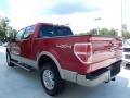 2010 Red Candy Metallic Ford F150 Lariat SuperCrew 4x4  photo #2