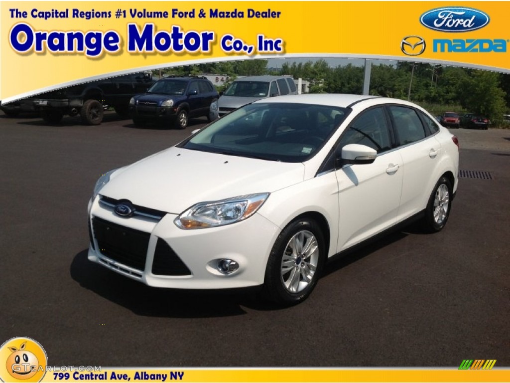 Oxford White Ford Focus