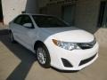2013 Super White Toyota Camry LE  photo #1