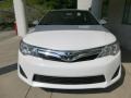 2013 Super White Toyota Camry LE  photo #7