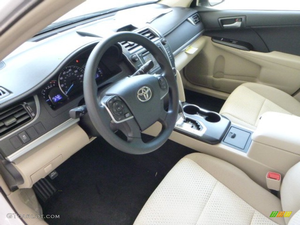 2013 Camry LE - Super White / Ivory photo #16
