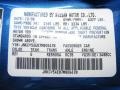 B21: Athens Blue Pearl Metallic 2007 Infiniti G 35 Coupe Color Code