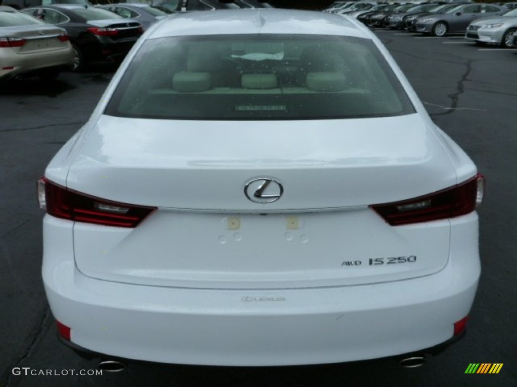 2014 IS 250 F Sport AWD - Ultra White / Light Gray photo #3