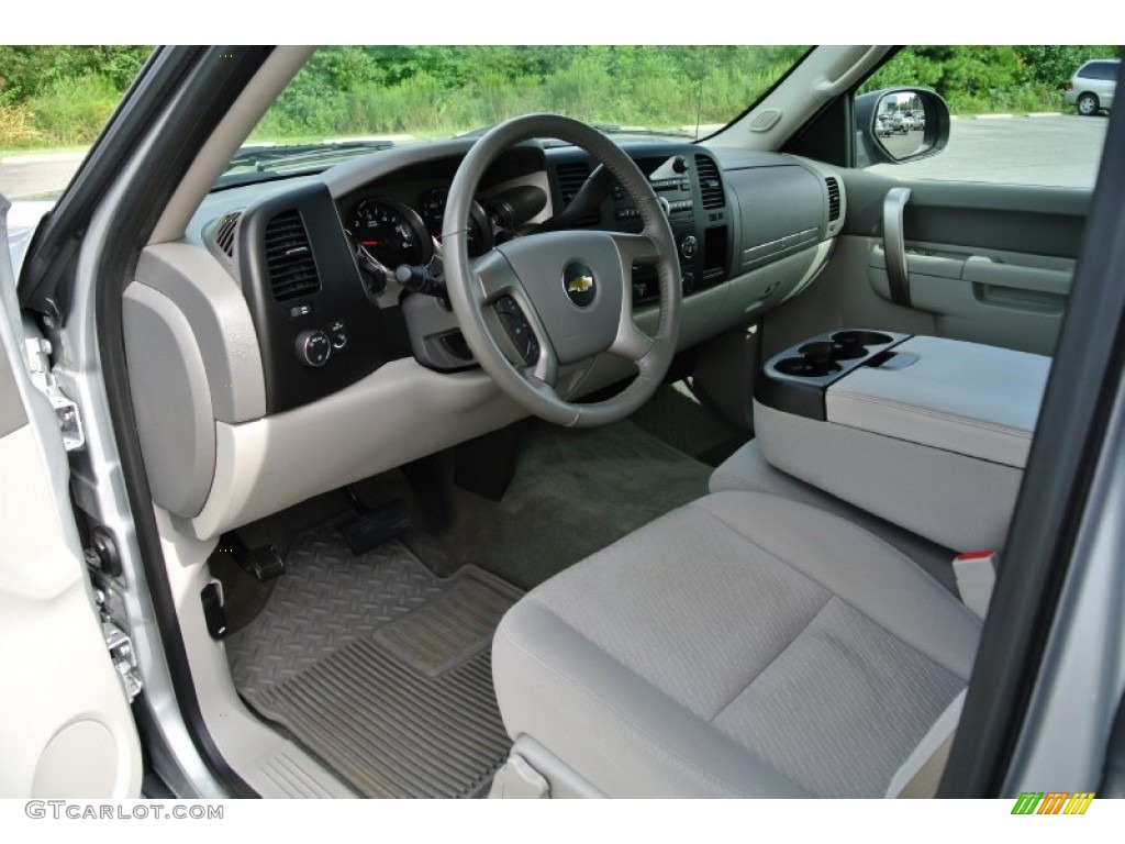 Light Titanium/Dark Titanium Interior 2013 Chevrolet Silverado 1500 LT Extended Cab Photo #84781769