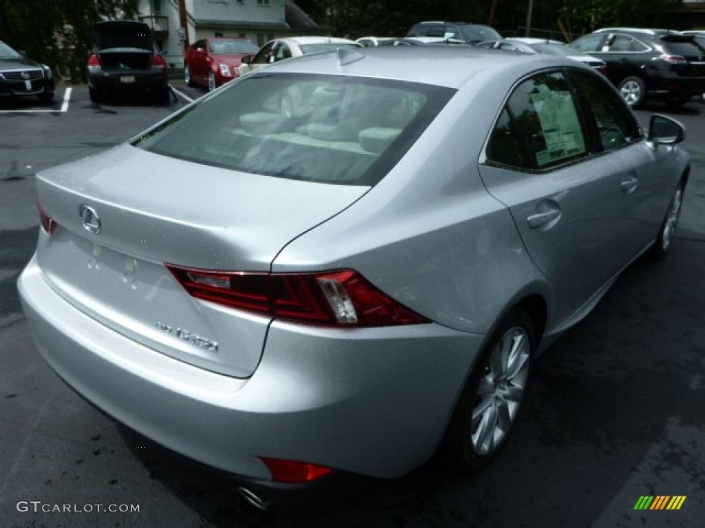 2014 IS 250 AWD - Silver Lining Metallic / Light Gray photo #4