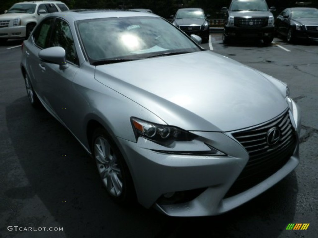 2014 IS 250 AWD - Silver Lining Metallic / Light Gray photo #6