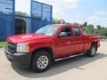 2012 Victory Red Chevrolet Silverado 1500 Work Truck Extended Cab 4x4  photo #1