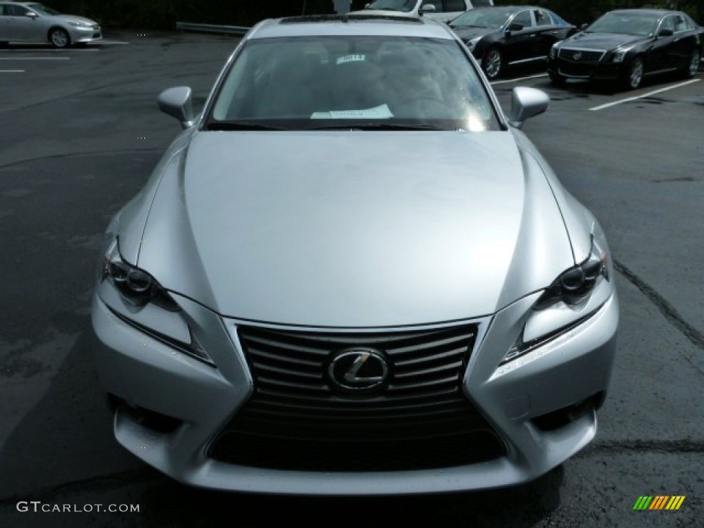 2014 IS 250 AWD - Silver Lining Metallic / Light Gray photo #7